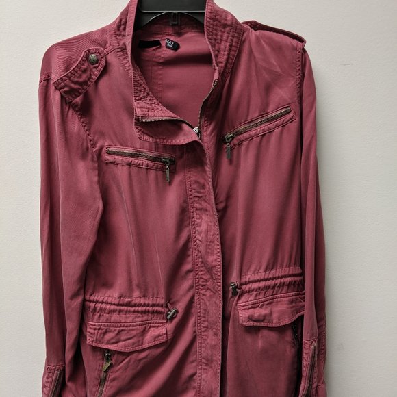 Brand New MAX JEANS Women's Utility Jacket Pink - Picture 1 of 2